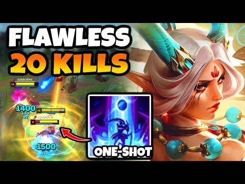 The most insane Diana carry you will ever see (20 Kills in High Elo)