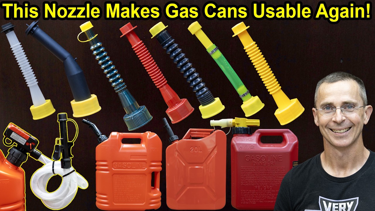 How To Fix Your Gas Can Forever! No More Spills Or Leaks!