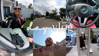 DAY VLOG: I GOT LOST ON THE ROAD!!! running errands + shopping + more