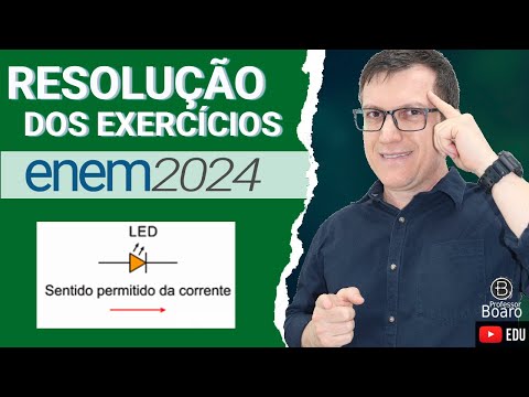 ENEM 2024 RESOLUTION of the EXERCISES – (QUESTION 115 GREEN Booklet) The LED is an electronic dev...