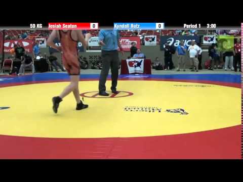 GR 50 KG Finals (1 of 2) - Josiah Seaton vs. Kyndall Rutz