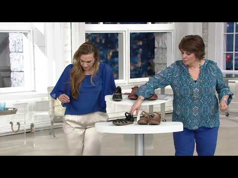 Earth Leather Mary Jane Sandals - Camellia Cahoon on QVC