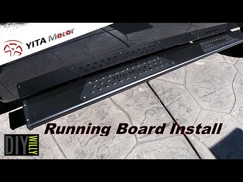 YitaMotor Running Board Install for the 07-18 Chevy Silverado/GMC Sierra Crew Cab