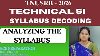 Download lagu TNUSRB TECHNICALSI syllabus decoding #tnusrb#technicalsi#ece#cse#it#practice #stretegy#classes#test mp3