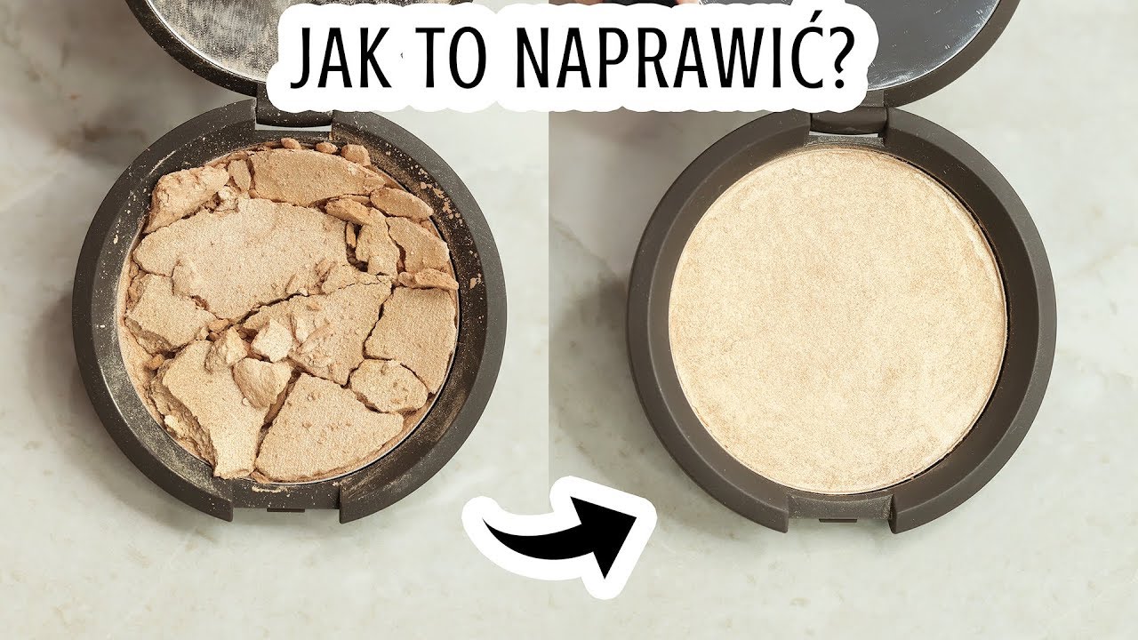 😣 JAK NAPRAWIĆ POKRUSZONY KOSMETYK 😁