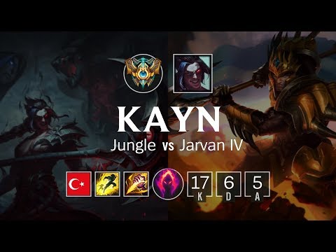 Kayn Jungle vs Jarvan IV - TR Challenger Patch 8.22