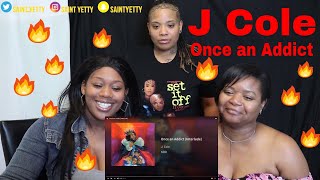 Mom reacts to J. Cole Once an Addict (Interlude) | Reaction Ft. J100 &amp; Aunt