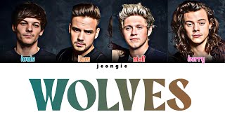 One Direction - Wolves (Color Coded - Lyric)