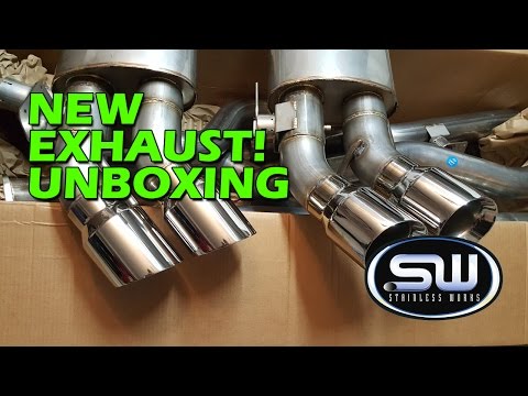 Stainless Works 2016-2024 Camaro 3” Catback w/X-Pipe, NPP and AFM Delete (CA16RVCB) Unboxing