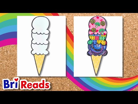 How to Draw a Super Scoop Ice Cream!