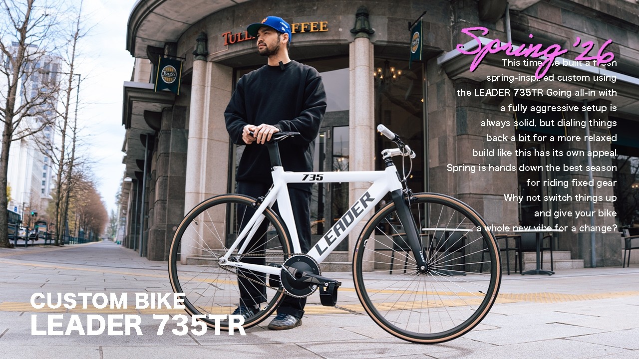 春なのでカスタムして横浜店行きつけのコーヒー屋へ【LEADER】【735TR】