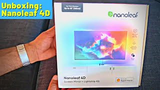Nanoleaf 4D Unboxing - Brilliant Colours! RGB Light Strip Kit for up to 65 inch TVs