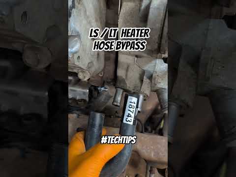 LS / LT Heater Bypass Hose! #lsswap #mechanic #gm #automobile #techtips #wow #diy #chevy #lsx #ltx