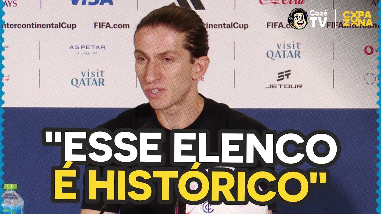 COLETIVA COMPLETA DE FILIPE LUÍS APÓS A FINAL DO FLAMENGO NO MUNDIAL | COPAZONA