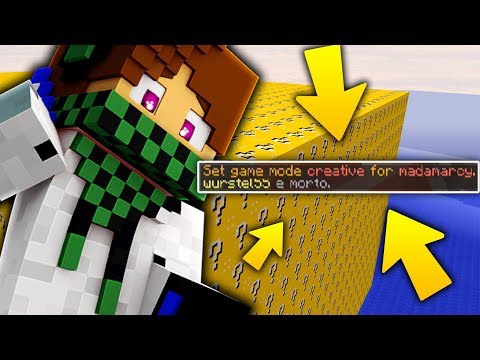 GIOCARE UNA SFIDA CON I LUCKYBLOCK IN CREATIVA! - Minecraft ITA Troll