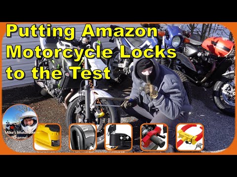 Thief vs Motorcycle Locks. Five are put to the test, some fail miserably.