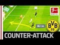Alcacer Goal after Sancho Assist - Perfect Counterattack Goal after 80m Run