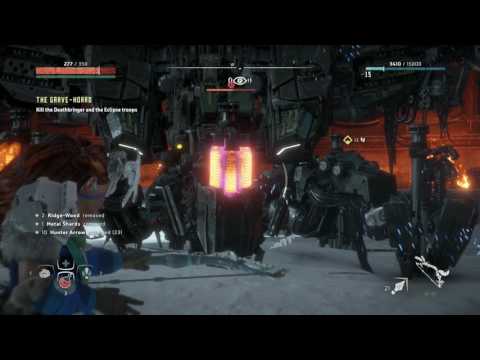 Horizon Zero Dawn Kill the Deathbringer and the Eclipse troops The Grave Hoard
