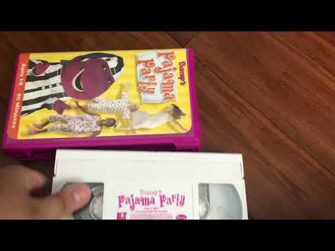 Barney’s Pajama Party 2001 VHS