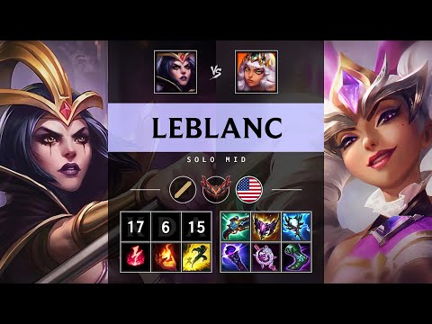 LeBlanc Mid vs Qiyana: Dominating - NA Grandmaster Patch 14.24