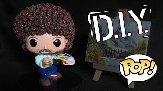 Making Bob Ross as a POP! Custom, DIY Funko