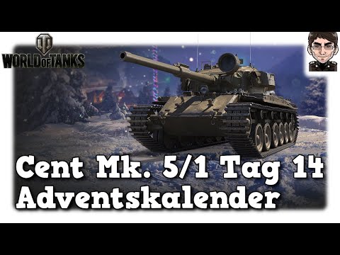 World of Tanks - Centurion Mk. 5/1 RAAC, Tag 14 Adventskalender 2021 [WoT]