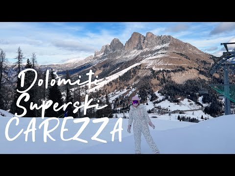 【Italy Self-Guided Tour🇮🇹】EP1 Dolomites Carezza Ski❄️Dolomiti Superski ⛄ Complete Travel  Record