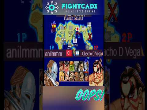 💢fightcade2- anilmmm 🆚 Chacho D Vega   online street fighter 2 champion edition