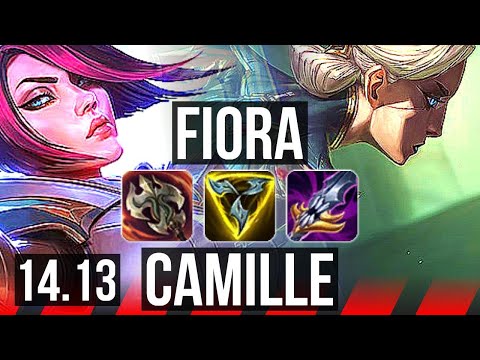 FIORA vs CAMILLE (TOP) | Rank 2 Fiora, 9/0/1, Legendary, Rank 30 | EUNE Challenger | 14.13