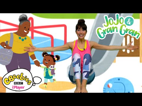 JoJo & Gran Gran Yoga with Rebecca | CBeebies House