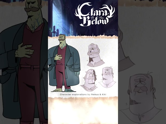 Character Explorations of Clara's Father (AKA Diseased Dad Designs) 🎨