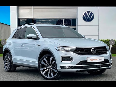 Approved Used Volkswagen T-Roc R-Line 2.0 TDI Automatic 150ps White Silver | Wrexham Volkswagen