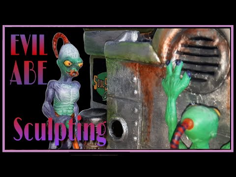 SCULPTING Oddworld: Evil Abe - Polymer Clay