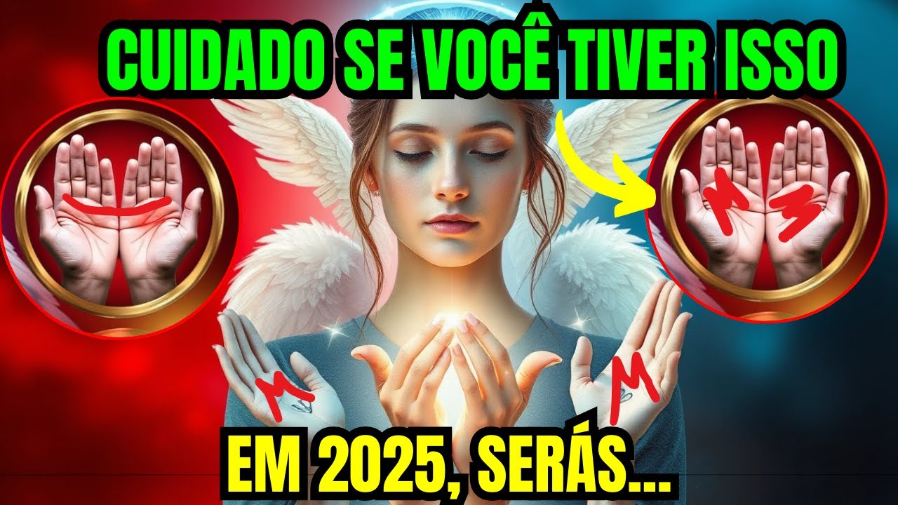 Se Você Tem Uma Lua Crescente e a Letra M na Sua Palma, 9 Coisas Vão Acontecer Com Você Em 2025!