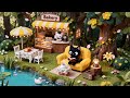A cozy spring day at the forest café 🐱☕ Jazzy Lofi for Study, Focus & Relax DEFAULT Thumbnail