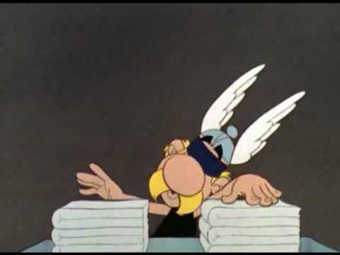 asterix e le dodici fatiche, il vecchio saggio
