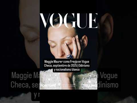 Maggie Maurer como Freyja en Vogue Checa, septiembre de 2025 | #voguecover