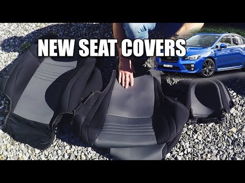 Subaru Impreza WRX and STi CoverKing SEAT COVER - Install & Review for 2015 2016 2017 2018