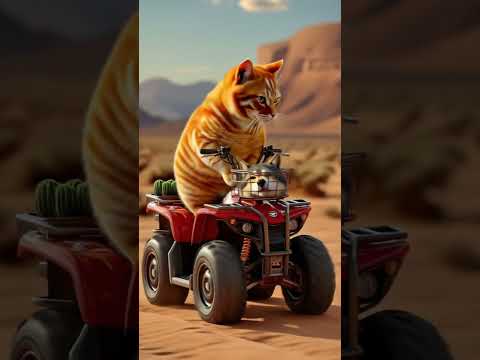 Whiskers’ Wild Feast: Cooking Up Trouble with a Rabbit and Coyote #shorts #cartoon #fatorangecat