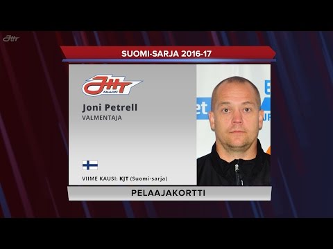 JHT Suomi-sarja 2016-17 pelaajakortti: Joni Petrell