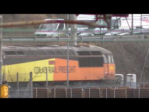 Aggregates Freight Move Colas Rail 56302 6K30 Carnforth 15/02/2022