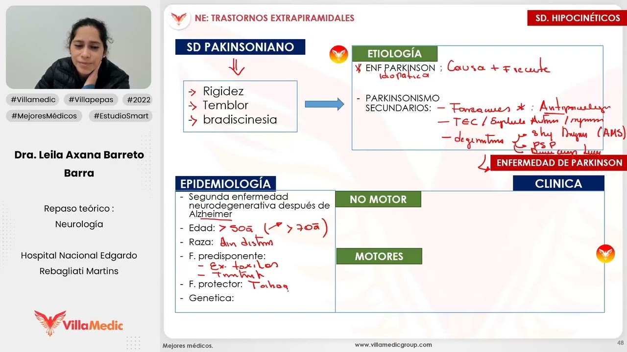 TRASTORNOS EXTRAPIRAMIDALES - NEUROLOGÍA - VILLAMEDIC