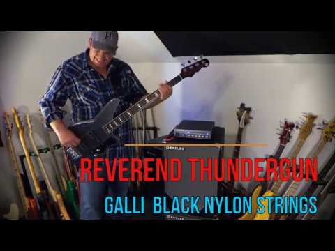 Reverend Thundergun - Galli Black Nylon's - Genzler MG350 Combo