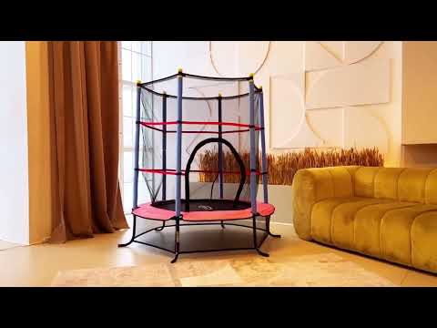 Обзор на Батут DFC SMRKIDS 55 дюймов с сеткой PINK