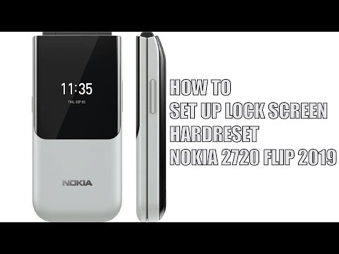 Set screen lock & Hardreset Nokia 2720 Flip 2019