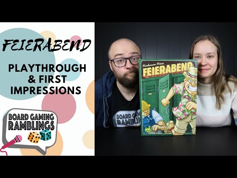 Feierabend Playthrough and First Impressions with Board Gaming Ramblings