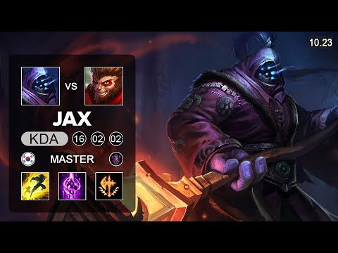 Jax vs Wukong Top - KR mASTER Patch 10.23