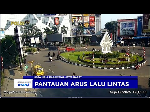NTMC POLRI - PANTAUAN ARUS LALU LINTAS SORE 15/08/25
