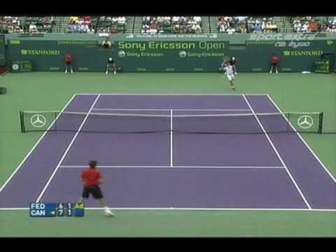 Federer vs Cañas MS Miami 2007 R16