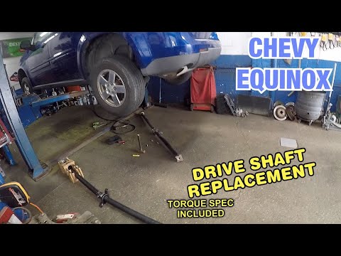 How to replace drive shaft on Chevy Equinox
